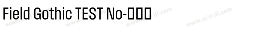 Field Gothic TEST No字体转换